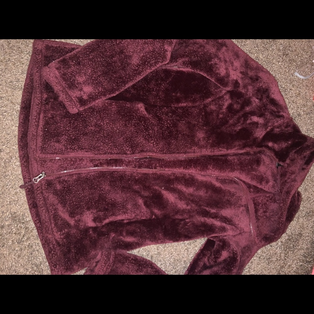 Plush Zip Up Jacket